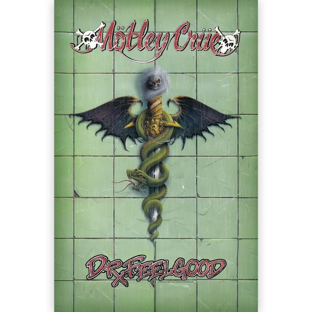 MOTLEY CRUE モトリークルー (来日 40周年 ) - DOCTOR FEELGOOD / タペストリー - PGS